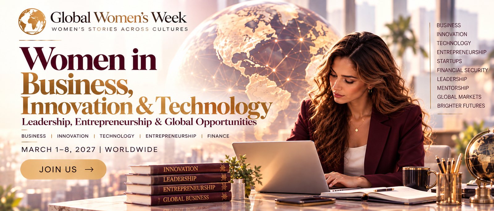 Women in Business, Innovation & Startups, Global Women’s Week 2027